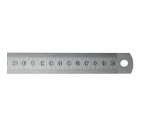Reglet Inox-Gradué 2 Faces Flexible 50cm