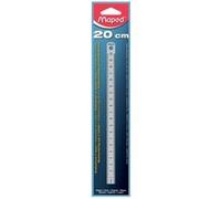 Maped – Réglet 20 cm – Acier inoxydable – Graduations gravées 2 faces – Usage technique