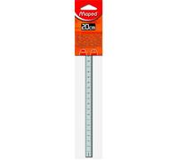 Maped – Réglet 20 cm – Acier inoxydable – Graduations gravées 2 faces – Usage technique