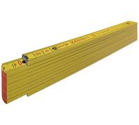 STABILA Mètre pliant en bois STABILA Type 707, 2 m, jaune, échelle métrique Quantité:1