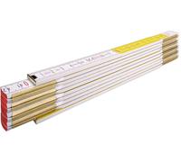 STABILA STABILA Règle à segments en bois L.2m blanc/jaune résistant aux intempéries Précision III Quantité:1
