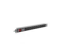 Lanberg PDU-10I-0200-IEC-BK - Noir