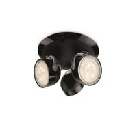 Philips myLiving Plafonnier LED Dyna 3 x 3 W Noir 532333016 Incolore G