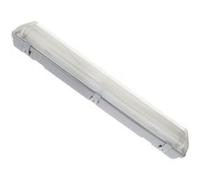 Réglette A2 étanche IP65 avec tube T8 65cm 2x18W - Zenitech Blanc G