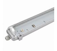 Réglette étanche 120 cm double pour Tube LED T8 IP65 1 côté (Boitier vide)