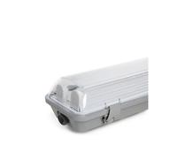 Réglette étanche IP65 2 x tube LED 1500Mm ABS / PC clips en acier inoxydable