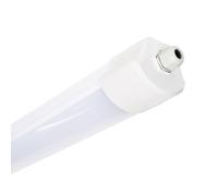 TechBrey Réglette Étanche LED 60cm 18W High Lumen 140lm/W IP66 Raccordable FLEXILITE No Flicker 4000K Blanc neutre Blanc