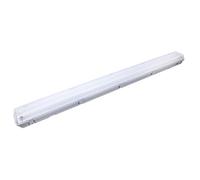 Réglette étanche Pc+Abs Ip65 2X1 8W 36W 120 cm avec tube led plastique Pf 0,9