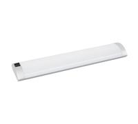 Réglette LED 37 cm avec Interrupteur - Éclairage Cuisine ou Plan de Travail - Finition Silver - Installation Facile
