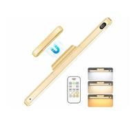 Réglette LED CCT rechargeable télécommandée avec capteur PIR - coloris doré