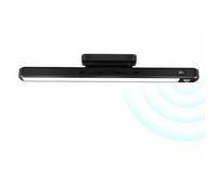Réglette LED CCT rechargeable télécommandée avec capteur PIR - coloris noir