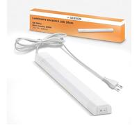 Réglette LED Cuisine 30cm avec Prise 230V et Interrupteur Bnc Neutre 4000K 4W 300lm Lampe de Pcard 1x 30cm ECLAIRAGE DE MEUBLE