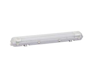 RÉGLETTE LED ÉTANCHE 2 TUBES LED 230V 2X9W 2000LM 60CM GRISE GEFOM 600