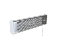 Voltman - Réglette Infrarouge Salle de Bain 1200 W IPX4 | 2 puissances jusqu'à 1200 W, minuterie intégrée, chauffe rayonnante immédiate et protection anti-surchauffe.