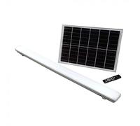 Réglette Solaire LED 120cm 18W IP65 CCT (Panneau Solaire + Télécommande Inclus)