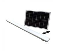 Réglette Solaire LED 120cm 18W IP65 CCT (Panneau Solaire + Télécommande Inclus) - SILAMP