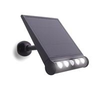 Réglette solaire LED IP65, 1000 lumens, panneau solaire déporté, détecteur de mouvement, Noir