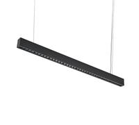 SILAMP Réglette Suspendue LED 120cm 35W Noir - Blanc Froid 6000K - 8000K