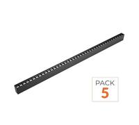Réglette Suspendue LED 120cm 35W Noir (Lot de 5) - Blanc Neutre 4000K - 5500K