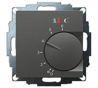Régulateur d'ambiance encastré Eberle UTE 2800 Anthracite 55x55, 5-30C, AC 230V