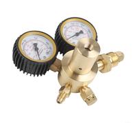 Régulateur d'azote en cuivre CGA580 pour valve de réduction de pression G5/8 0-200 bar entrée 80 bar sortie 25 pour débit M3/H pour systèmes de gaz industriels jaune (B)