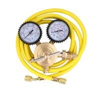 Régulateur D'azote, Entrée CGA580, Sortie 0-600 PSI, Kit de Remplissage Choc D'azote avec Raccord Mâle en Laiton de 1/4 Po et Tuyau de 60 Po pour Applications CVC et Purge