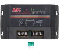 Régulateur de charge solaire - 30 A - Noir - Protection de la batterie - Sécurité renforcée