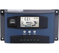 Régulateur de charge solaire à suivi MPPT 12 V-24 V 30 A avec écran LCD.