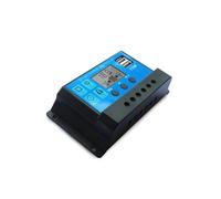 Régulateur de charge solaire, Contrôleur De Charge Solaire 100A, Panneau Amélioré, Port USB, Régulateur Intelligent Batterie , Lampadaire