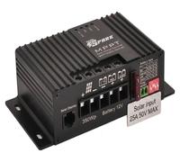 Régulateur de charge solaire MPPT 25 A, double batterie, 12 V, pour camping-car