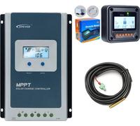 Régulateur de charge solaire MPPT, tension PV maximale à vide 100V, tension nominale de la batterie 12/24V DC, avec sonde MT52, 40A