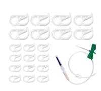 Régulateur de collier de serrage pour tuyau d'arrêt, fermeture à valve | Lot de 20 tuyaux d'arrosage souples multifonctionnels pour système d'irrigation d'aquarium, camping-car, piscine