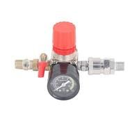 Régulateur de Compresseur d'air 0-180 PSI, Contrôleur de Pression, Vanne à Jauge à Cadran 1/4 Pouces, Réglage Facile, Mesure Précise