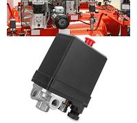 Régulateur de compresseur d'air 380V 3Phasé 4 trous，G1/4"175PSI 3 phases 4 trous de type commutateur de pression vertical Contrôle de pression mécanique pour vanne de commande mécanique