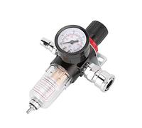 Régulateur de Filtre de Compresseur D'air 1/4, Kit de Piège Séparateur D'eau en Acier Inoxydable, fabriqué dans un Matériau de Haute qualité, Petite Taille et Installation