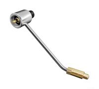 Régulateur de gaz 15 PSI pour cuisinière au propane - Adaptateur de connexion double pour Campingaz R904 R907 CV300 CV470 - Réducteur de pression de barbecue en alliage de laiton avec raccord de tuyau
