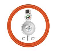 Cellfast Kit de raccordement Propane-Butane avec manomètre, soupape de sécurité, pour Tout Type de Bouteille, gaz: LPG/Propane/Butane, 52-506
