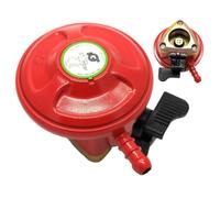 Régulateur de gaz naturel Remplacement basse pression 37 mbar à clip | Régulateur 27 mm pour bouteille de gaz naturel BBQ pour brûleur cuisinière sur table friteuse à dinde intérieur extérieur