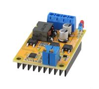 Régulateur de panneau solaire 6 A avec Mppt pour système de 100 W, commutation automatique, contrôle CC-CV, pour batteries au lithium, fer, phosphate et acide, module compact PCB, dispositif d'énergie
