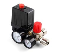 Régulateur de pression, compresseur d'air, 220 V, avec manomètre, pressostat, interrupteur, compresseur d'air, valve de commande, 120 psi, 3000 l/min