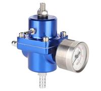 Régulateur de pression de carburant de 0 à 140 PSI, régulateur de pression de carburant universel avec kit de tuyau (bleu)