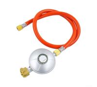 Régulateur de pression de gaz en laiton 50 mbar pour bouteilles de 11 kg en | Pression de sortie de 50 mbar, tuyau flexible de 150 cm, pour GPL propane butane, pression d'entrée max 250 PSIG