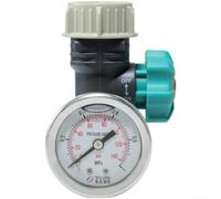 Régulateur de pression d'eau en laiton pour irrigation de jardin, vanne de contrôle du débit réglable avec construction en cuivre pour arroseurs de pelouse et systèmes d'égouttement, équipement