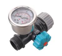 Régulateur de Pression D'eau Réglable Manomètre Intégré | Conception Inline Résistante aux Intempéries, Contrôle Précis Pression, Adapté aux Pompes et Arroseurs