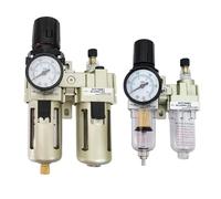 Régulateur de pression pneumatique, 1 pièce, AC2010-02 AC3010-03 AC4010-04, séparateur d'eau et d'huile, compresseur de Drainage manuel, filtre à Air(Ac3010-03 Pc6-03,Copper Filter)