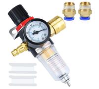 Régulateur de pression pour air comprimé - Régulateur avec filtre et séparateur d'eau - 1/4 BPS