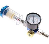 Régulateur de pulvérisation pneumatique avec manomètre et filtre à eau - Boîte à outils pour peinture en spray