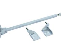 Régulateur de séquence de fermeture SR 390 en applique, galvanisé et laqué en argent