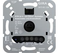 Régulateur de température ambiante 24V Gira ouverture/fermeture. 247300 (247300)