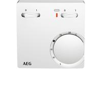 Régulateur de température ambiante AEG RT 602 SN SZ, 2 points, haute précision de réglage, fonction d'économie d'énergie temporisée, en saillie, 223299